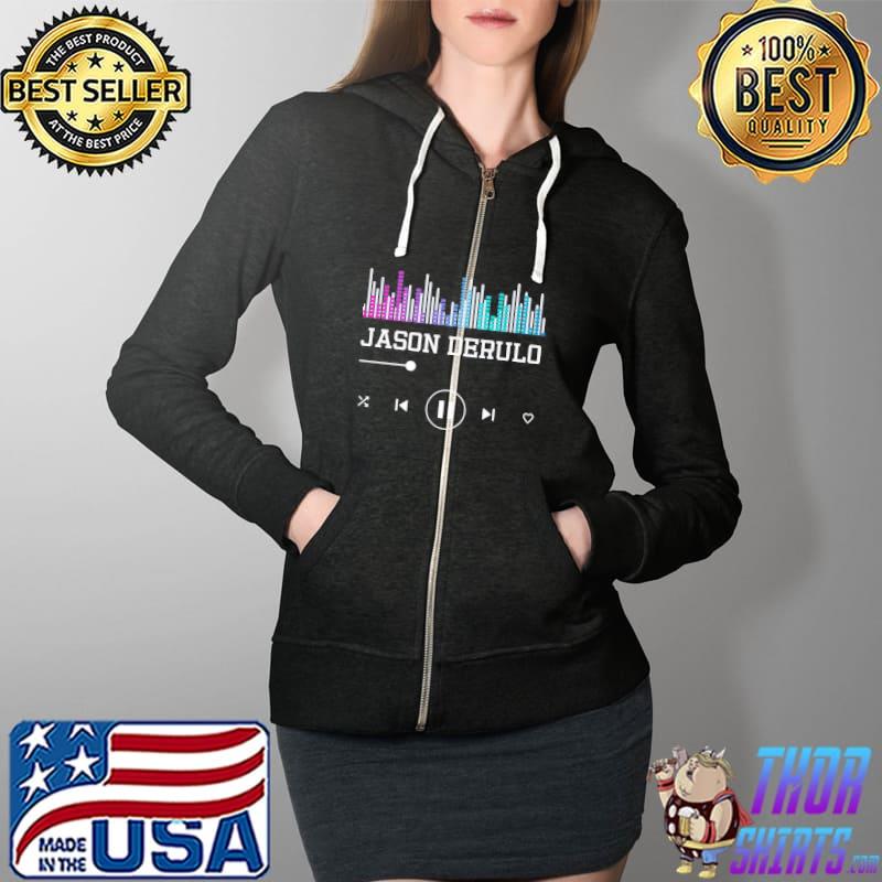 Jason Derulo Playing Track Unisex T-Shirt Full Zip Hooded