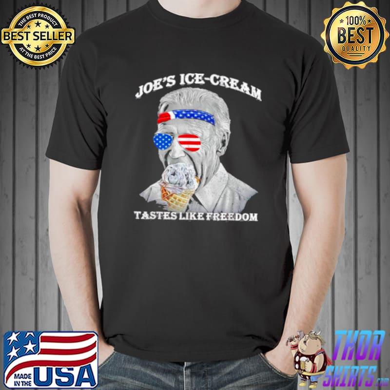 Joes Ice Cream Funny 4th Of July Biden Taste of Freedom Unisex