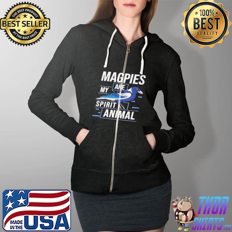 Magpie bird gift feathers animal Full Zip Hooded
