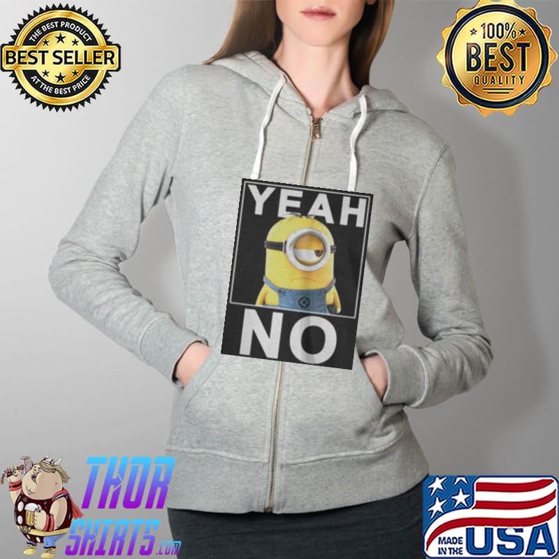 Minions yeah no Full Zip Hooded