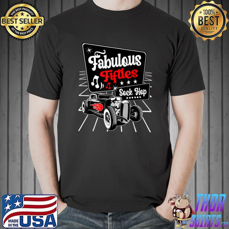 Nice 1950s Sock Hop Costume Retro 50s Vintage Rockabilly Greaser T-Shirt