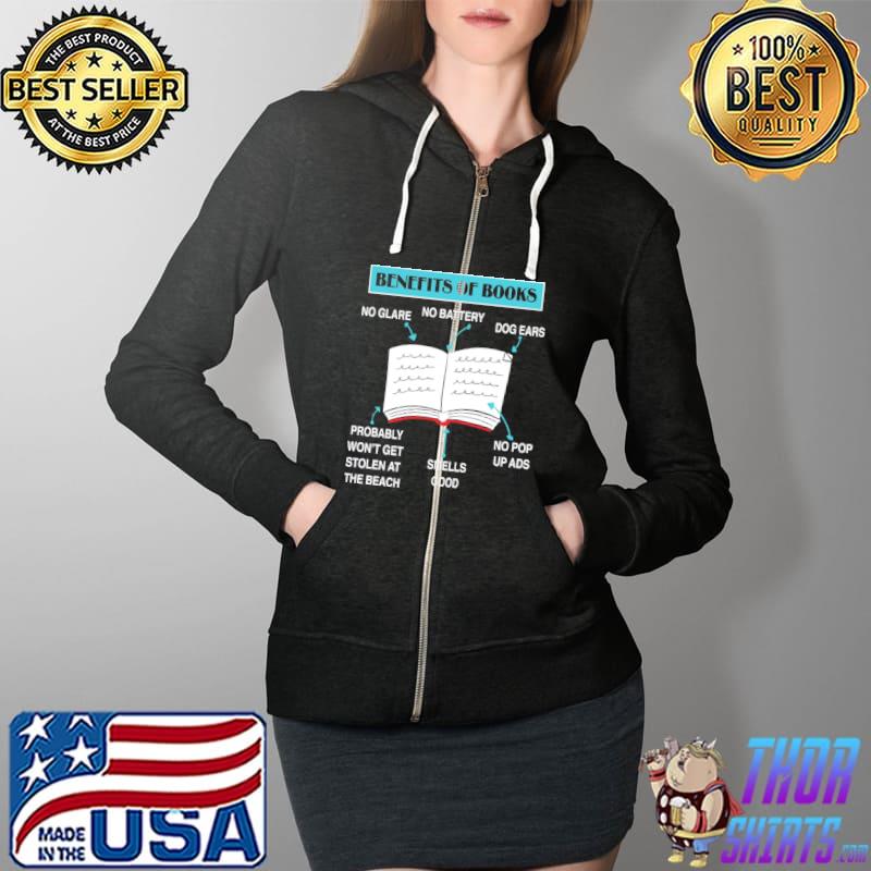 Nice Benefits Of Book No Galare Shirt Full Zip Hooded