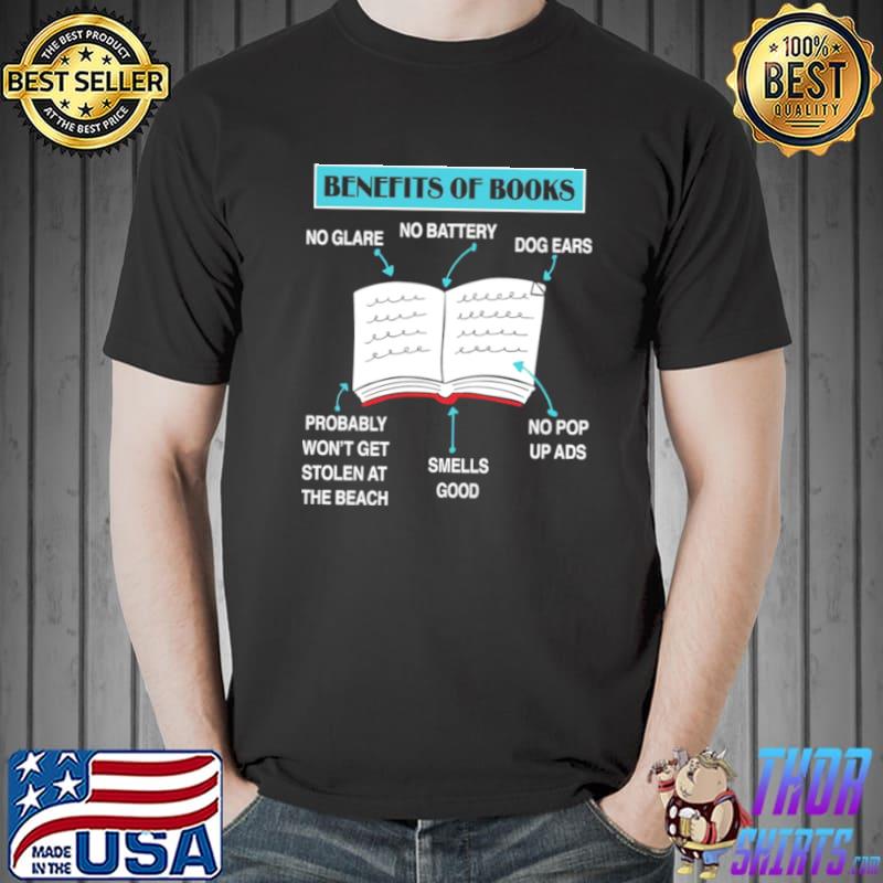 Nice Benefits Of Book No Galare Shirt Unisex