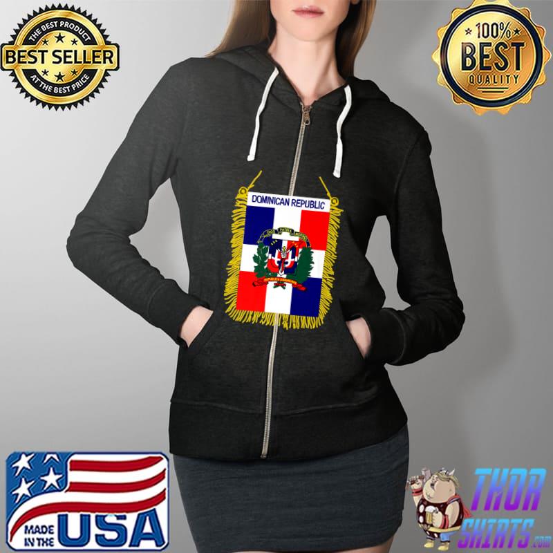 Official Dominican republic shirt Flag Santo Domingo heritage Premium T-Shirt Full Zip Hooded