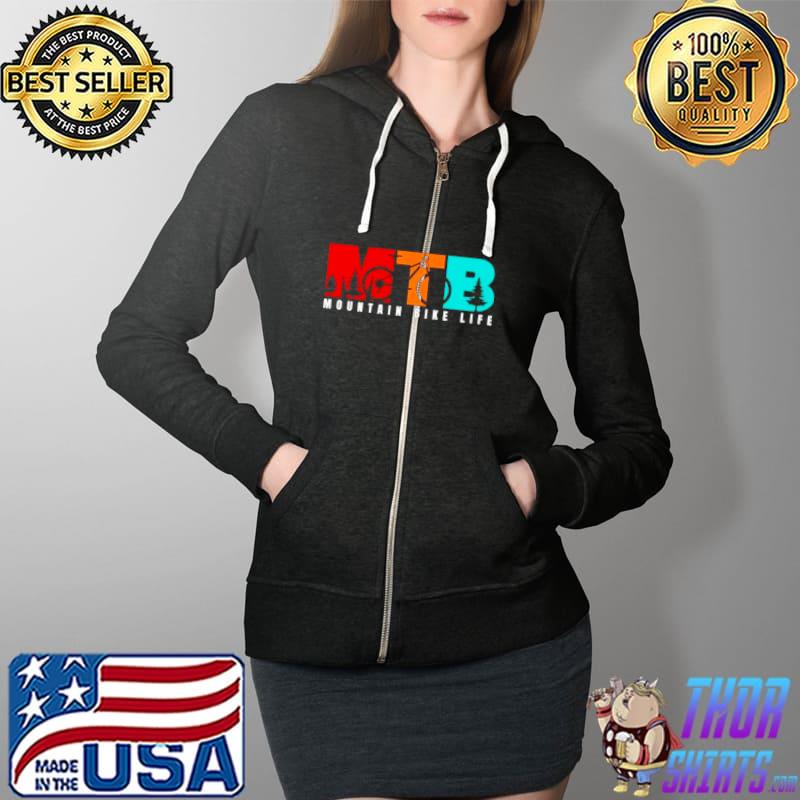 Official Mtb mountain bike life Full Zip Hooded