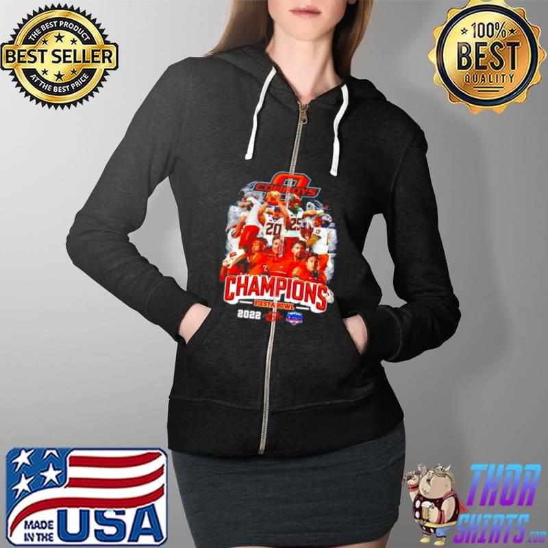 Oklahoma State Cowboys 2022 Fiesta Bowl Champions Full Zip Hooded
