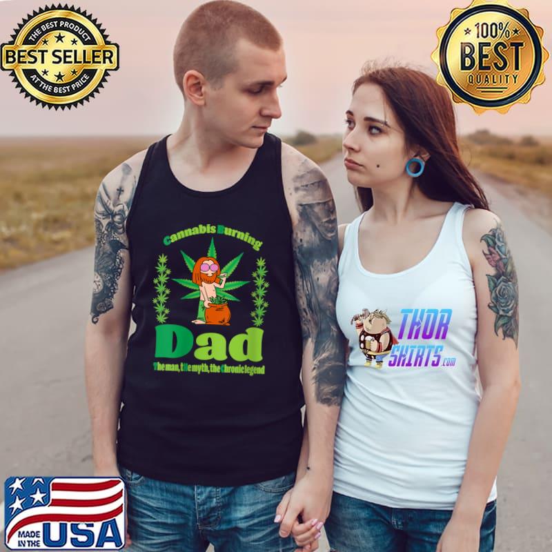 Original CBD The Man The Myth The Legend Stoner Dad Marijuana T-Shirt Tank Top