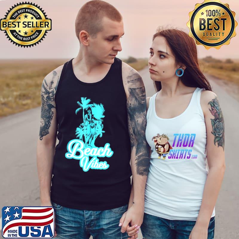 Original I beach vacation surf ocean travel palm trees Shirt Tank Top