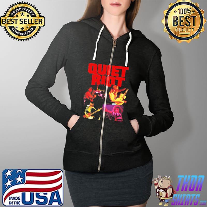 Original Quiet Riot Randy Rhoads Unisex T-Shirt Full Zip Hooded