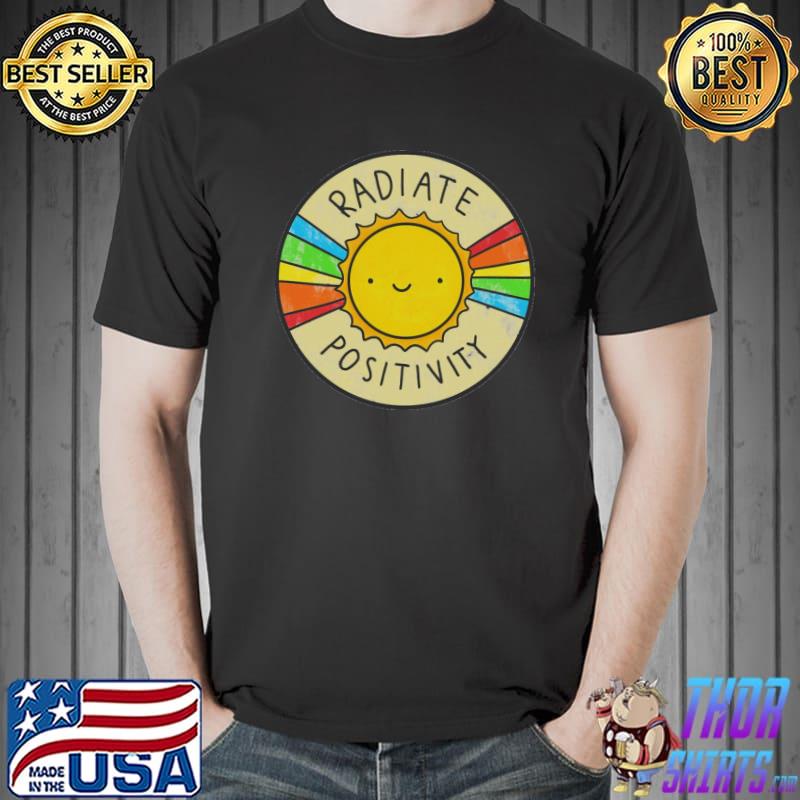 Original Radiate Positivity Smiley Sunny Unisex T-Shirt Unisex