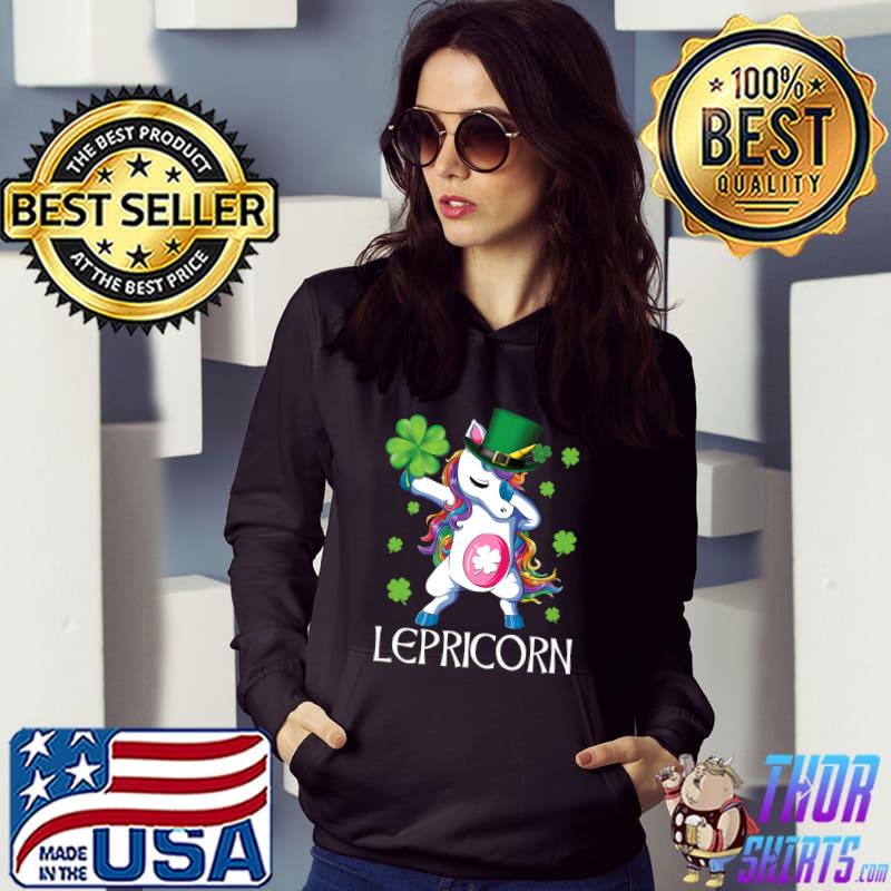 Original St Patricks Day Dabbing Lepricorn Unicorn Shamrock Unicorns Premium T-Shirt