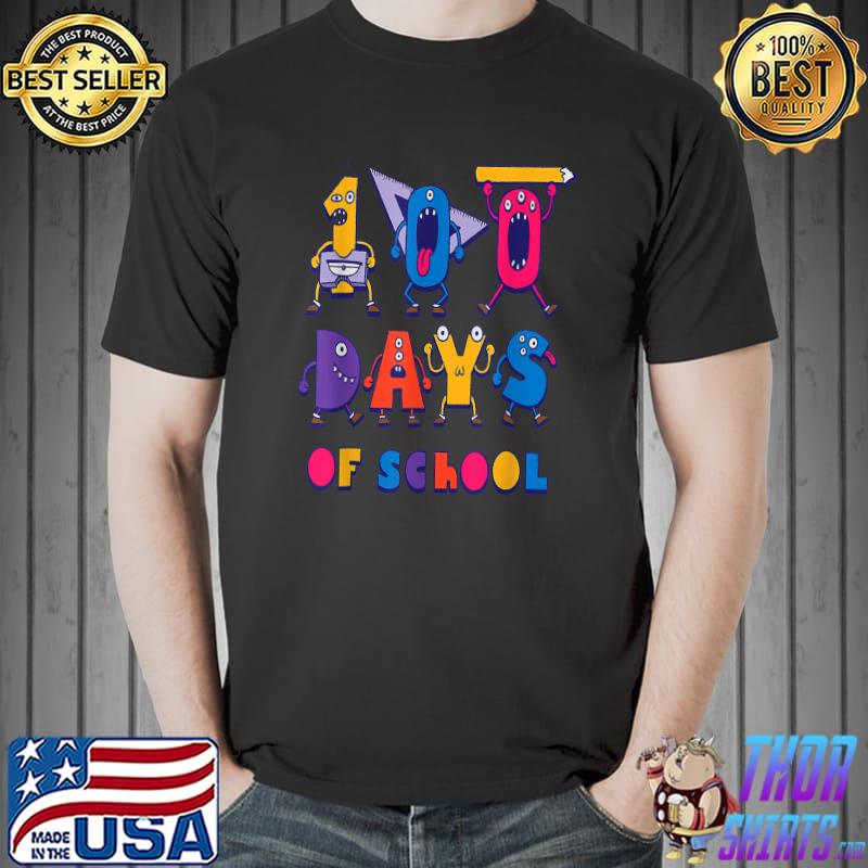 Premium 100th Day of School Teachers Kids Child Happy 100 Days T-Shirt Unisex