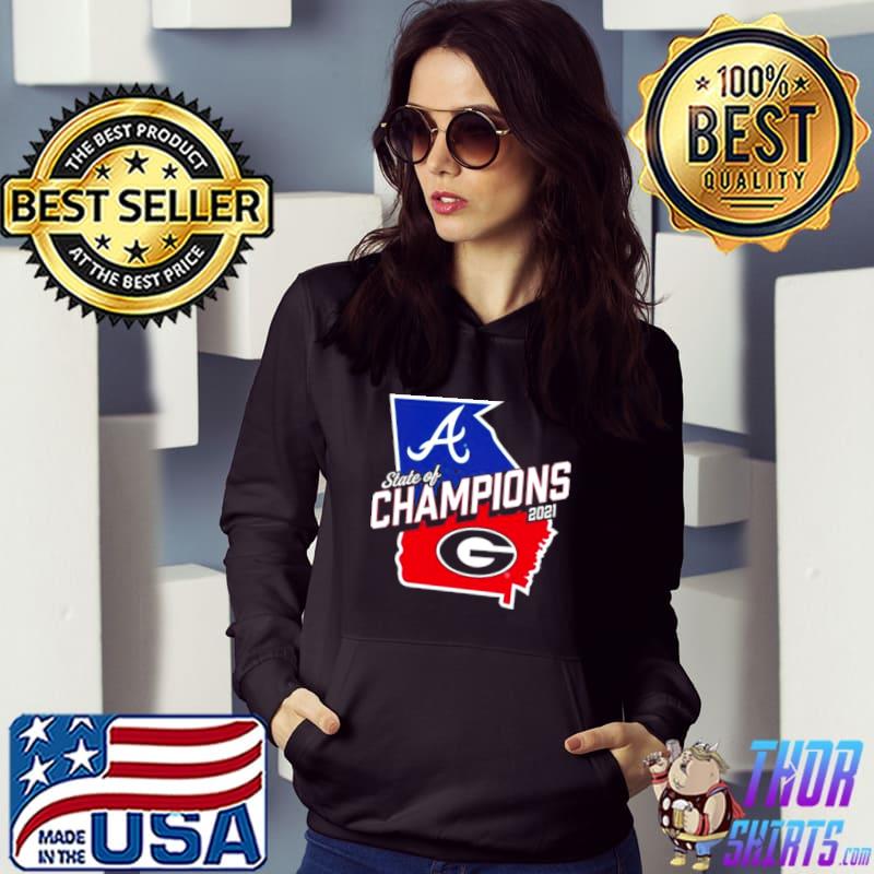 Premium Georgia Bulldogs X Atlanta Braves Fanatics Branded Women’s 2021 State Of Champions shirt