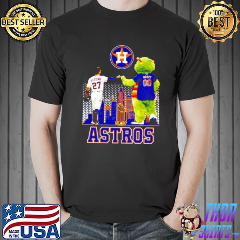 Houston Astros José Altuve and Orbit signature shirt