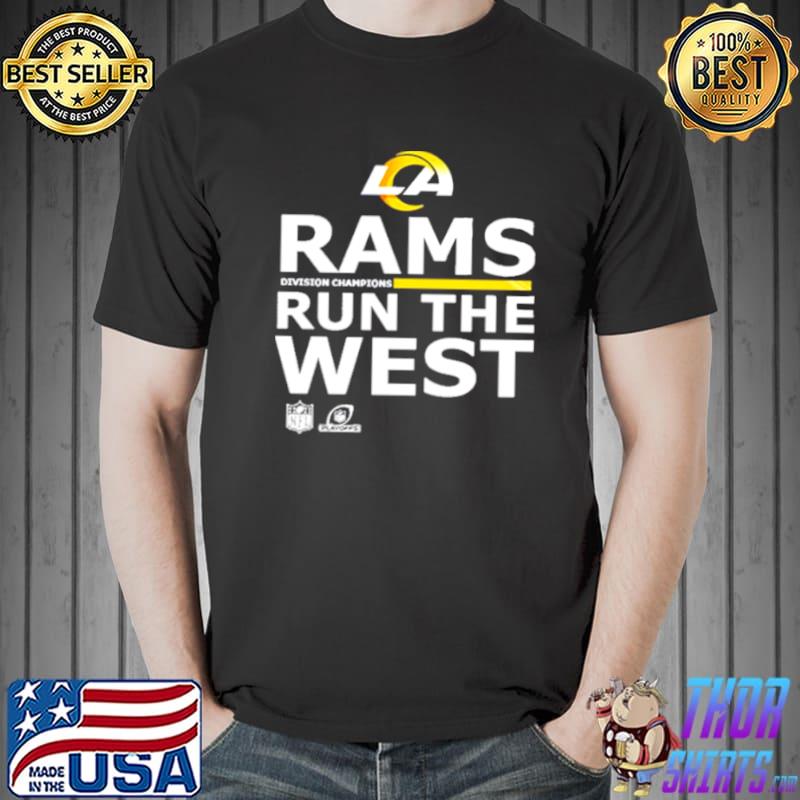 2022 Los Angeles Rams division Champions run the west shirt, hoodie,  sweater, long sleeve and tank top