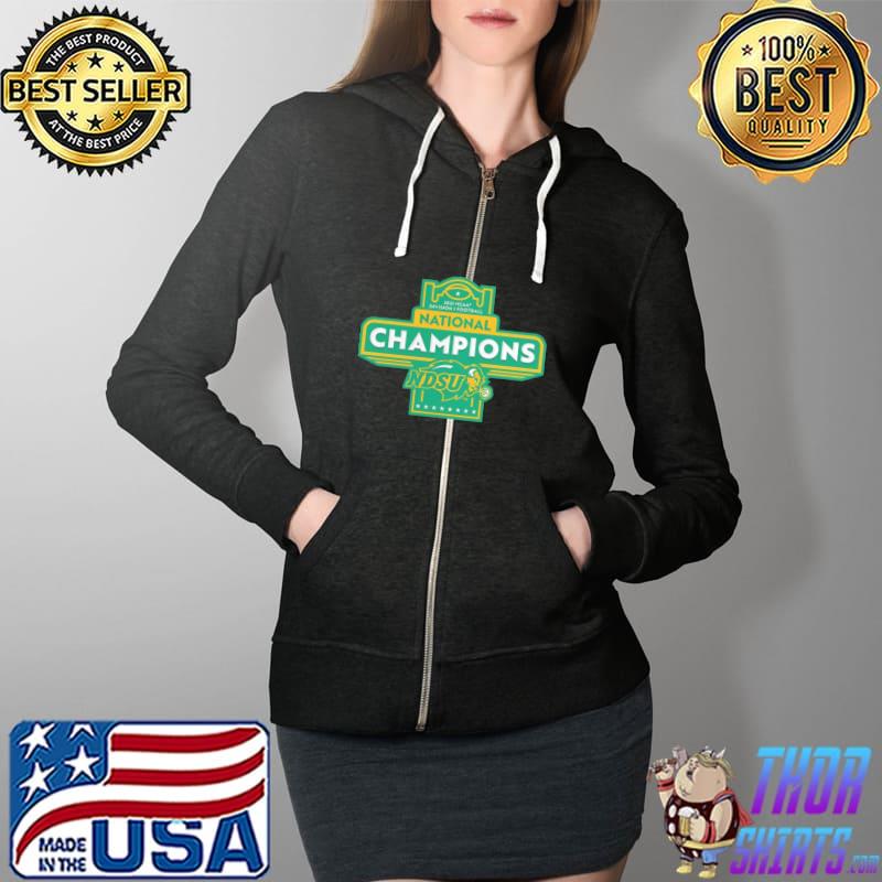 Premium NDSU Bison 2021 FCS Football National Champions Full Zip Hooded