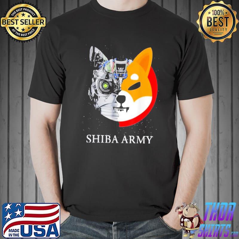 Premium Shiba Army Shibu Inu Crypto Currency Meme Unisex T-Shirt Unisex