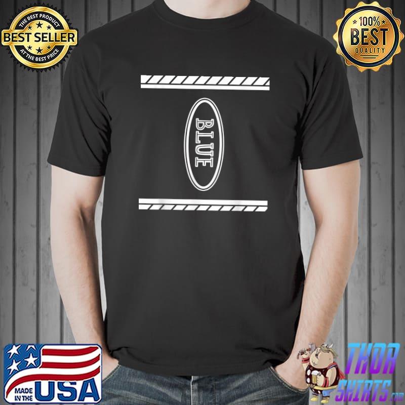 Top Back To School Blue Crayon Student Teacher Kindergarten T-Shirt Unisex