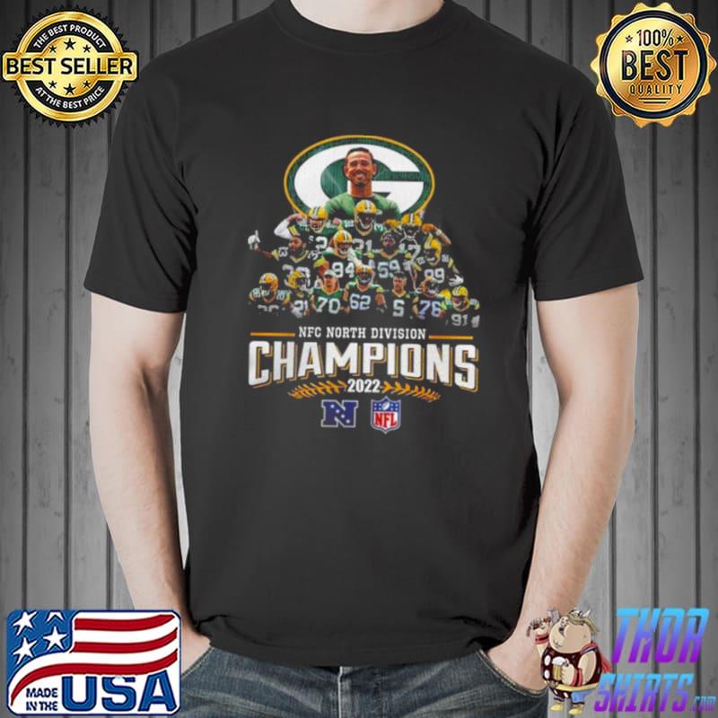 Top Green Bay Packers Football Team 2022 Nfc North Division Champions Shirt Unisex