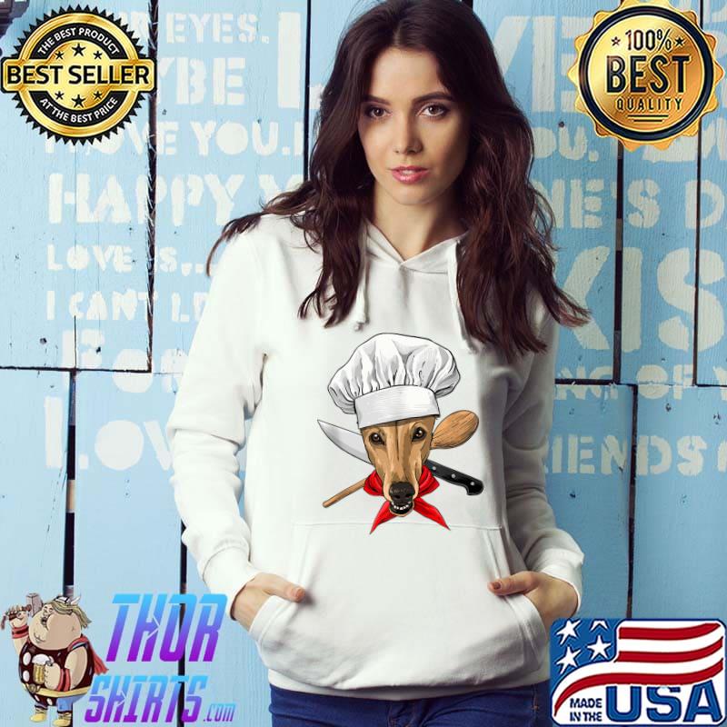 Top Greyhound Chef Dog, Cooking Baking Lover T-Shirt