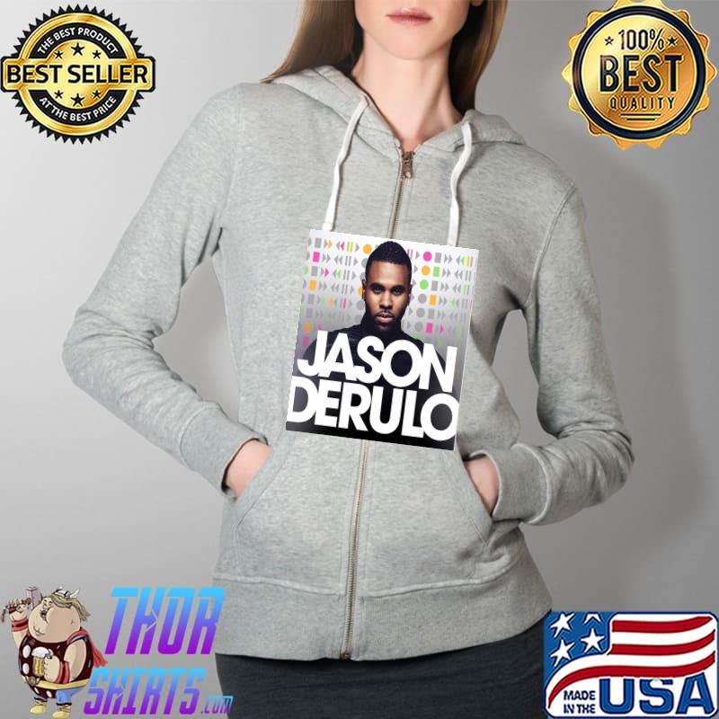 Top Jason Derulo Rod Lever Arena Unisex T-Shirt Full Zip Hooded