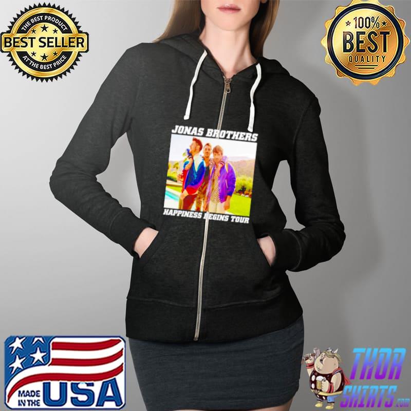 Top jonas Brothers Happiness begins tour Full Zip Hooded