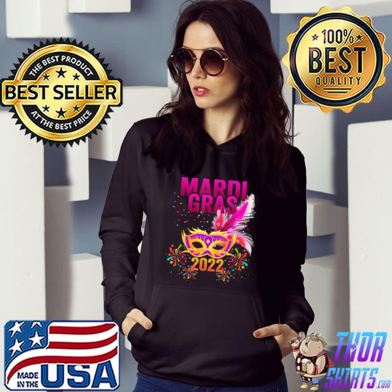 Top Vintage Mardi Gras Gift Retro Kids Girl Adult Women Men 2022 T-Shirt