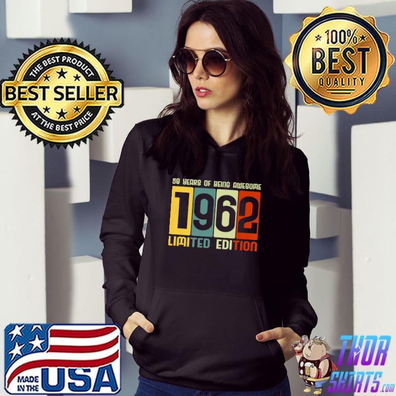 60th Birthday 60 Years Awesome Retro Tees Limited Edition Premium T-Shirt