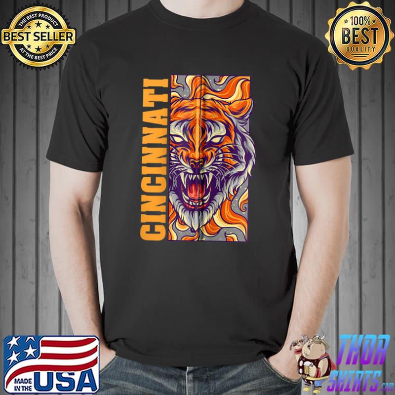 Awesome Growling Bengal Tiger T- Unisex