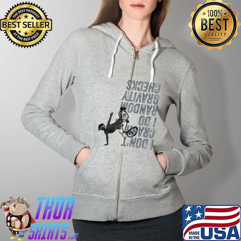 Awesome I Don't Crash I Do Random Gravity Checks T- Full Zip Hooded