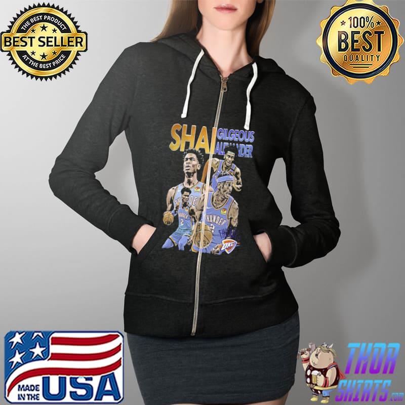 Awesome ShaI gilgeous NBA vintage graphic basketball player Full Zip Hooded