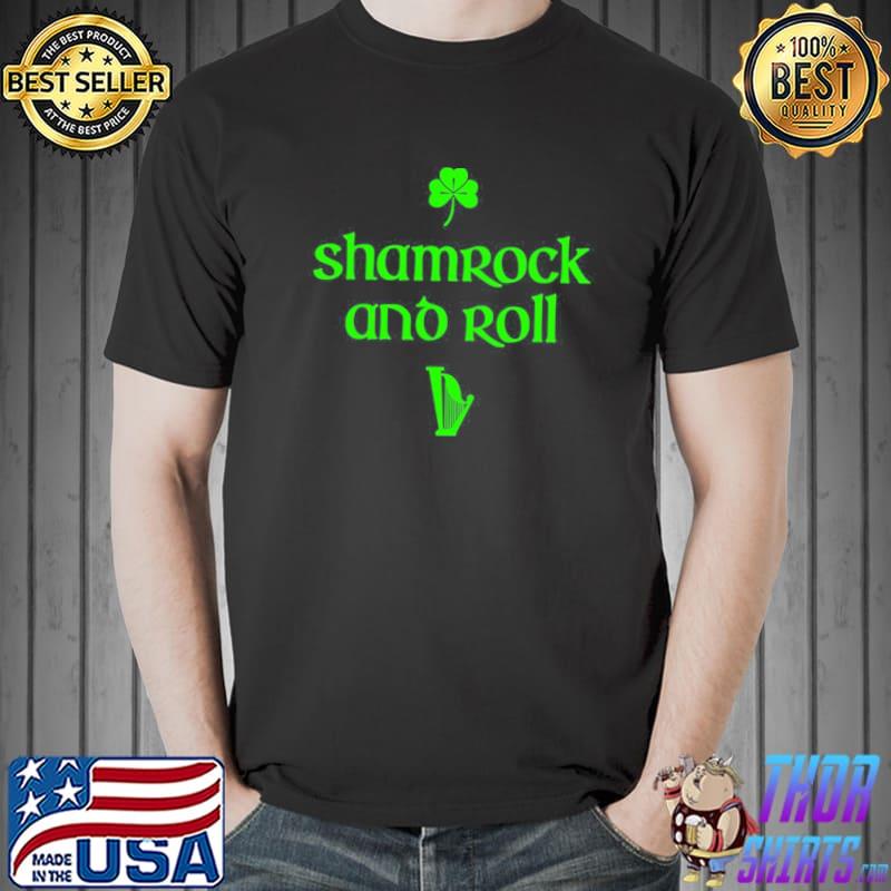 Awesome Shamrock and roll funny st patricks day Unisex