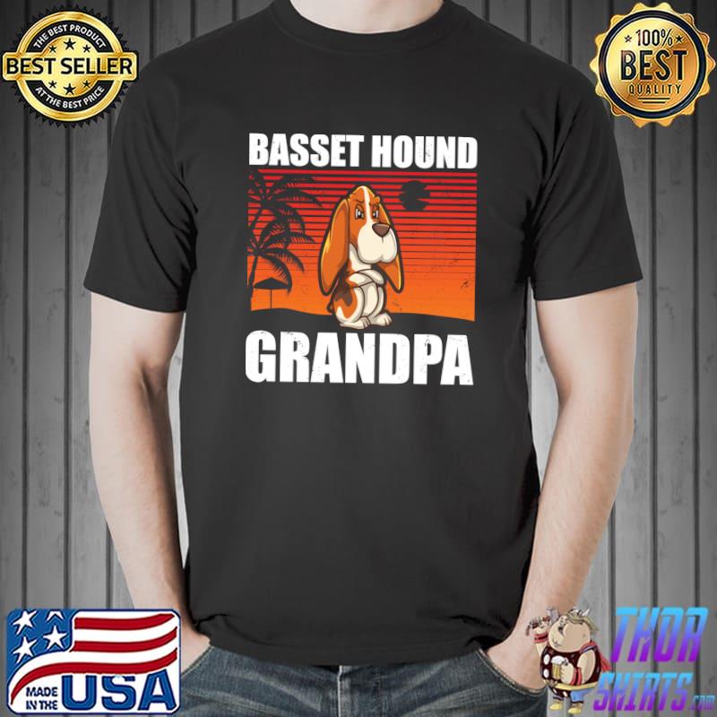 Basset Hound Grandpa Dog Owner Basset Hound T-Shirt Unisex