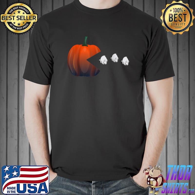 Best Funny Halloween tee For Women Kids Men Pumpkin Ghosts 2022 T-Shirt Unisex