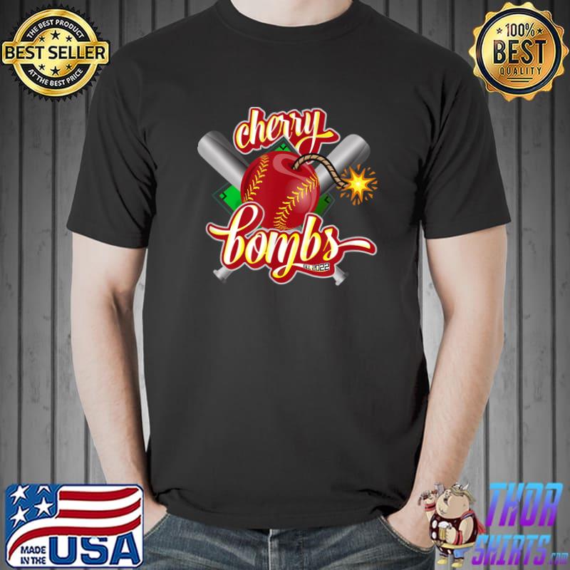 Cherry Bombs Logo Softball Parents Glendora Gear T-Shirt Unisex