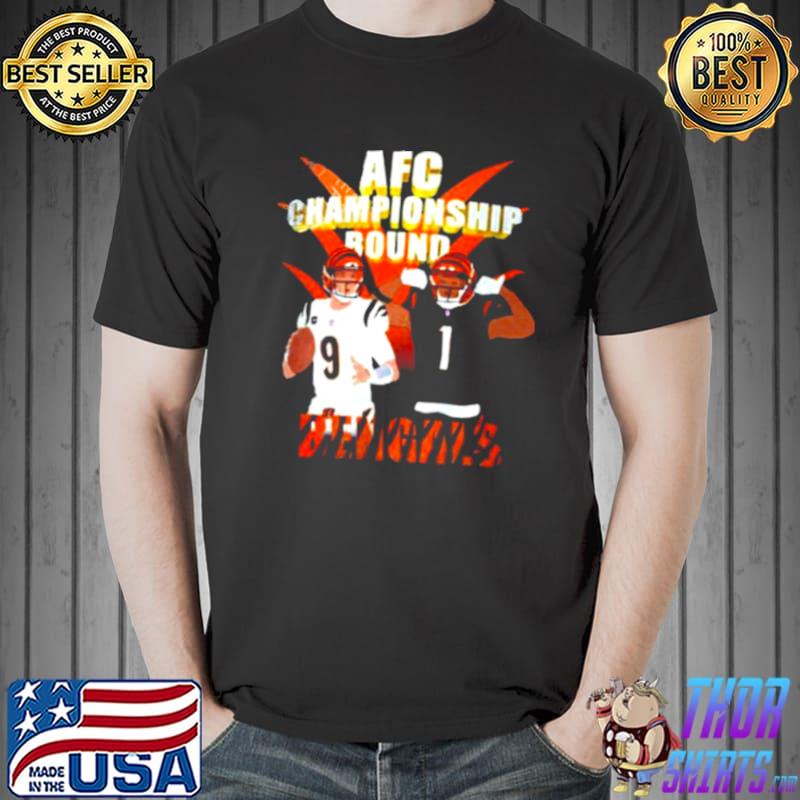 Cincinnati Bengals 2022 AFC Championship Round Shirt Unisex