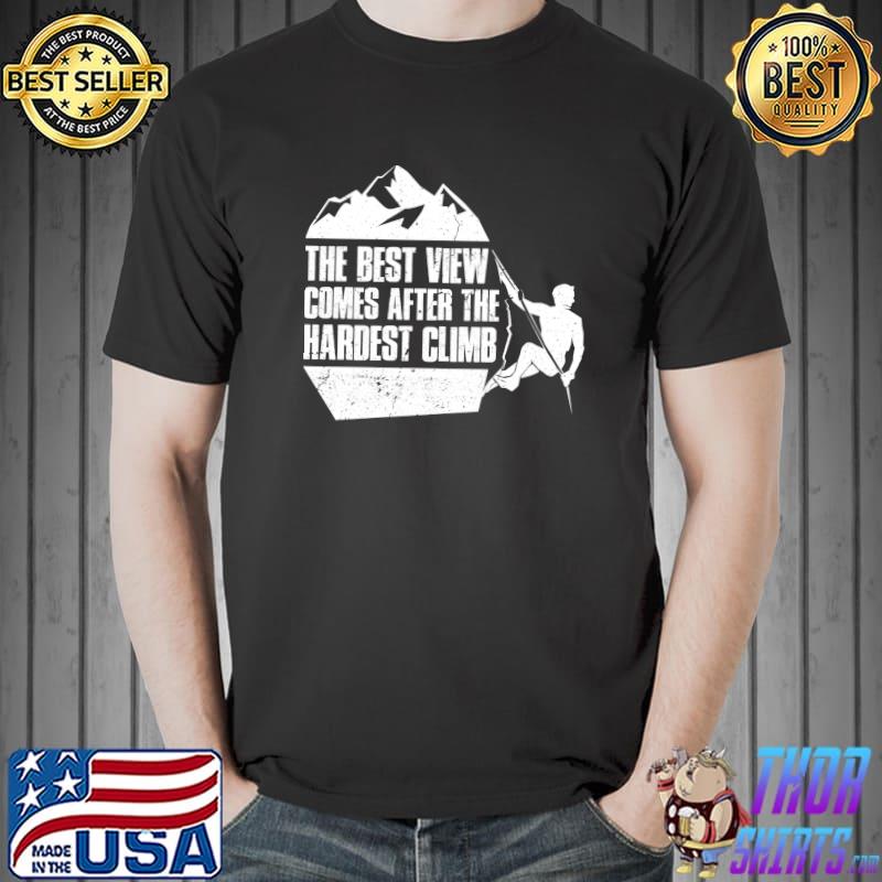 Climbing Bouldering Climber Mountain climber rock climbing T- Unisex