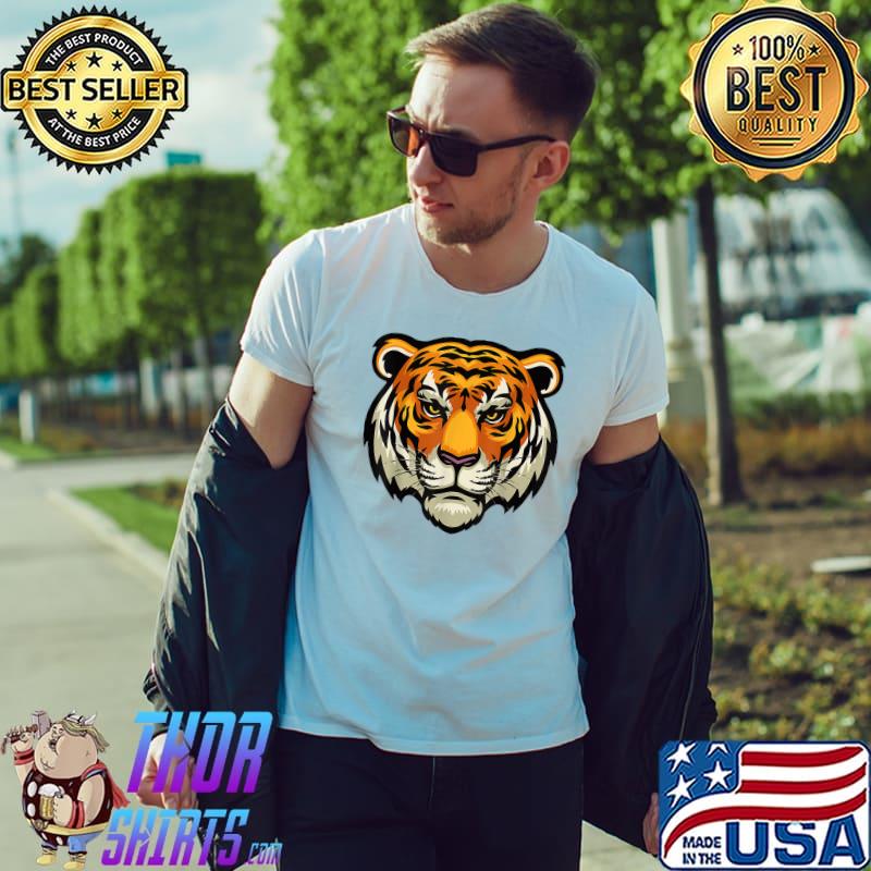 Cool Bengal Tiger Looking Straight Birthday New Year T-Shirt Unisex