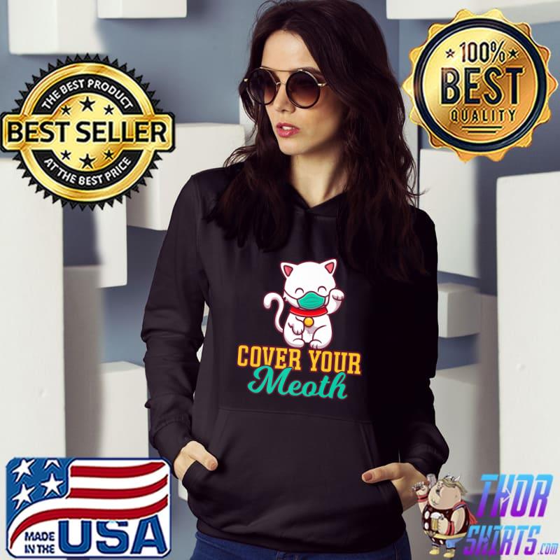 Cover Your Mouth - Funny Cat Premium T-Shirt