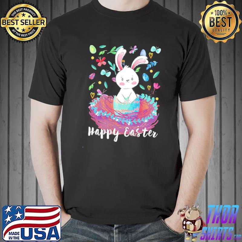 Cute bunny with easter celebration kid Unisex