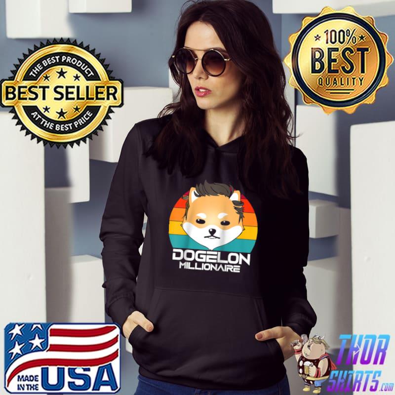 Dogelon Mars Millionaire, Crypto Meme Elon Coin Token Asset T-shirt
