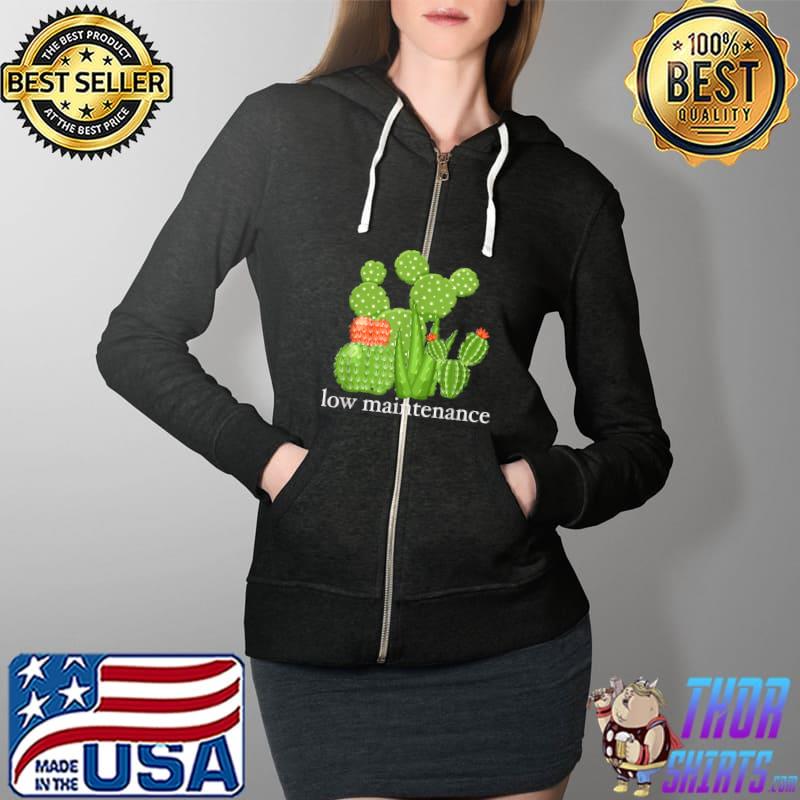 Funny Funny Cacti Cactus Low Maintenance Succulents Gardening Love T-Shirt Full Zip Hooded