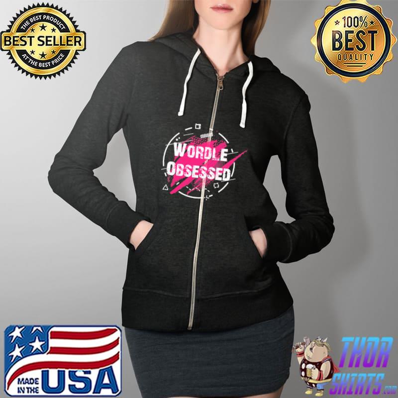 Funny wordle obsessed Full Zip Hooded