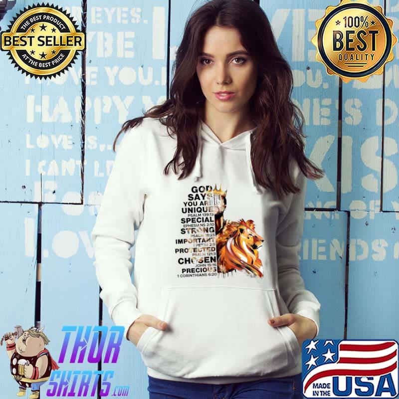 God Says You Are Black King African American Black History T-shirt
