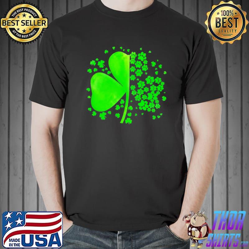 Green Leaf Clover Paw Shirt Unisex