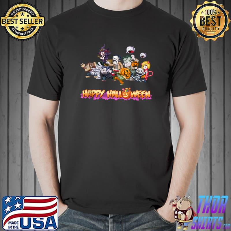 happy halloween zombie T-Shirt Unisex
