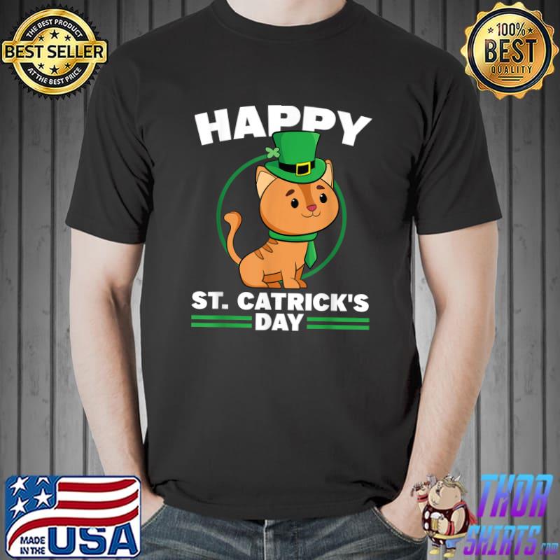Happy St Catricks Day St Patricks Day Kitten Cat Owner T-Shirt Unisex