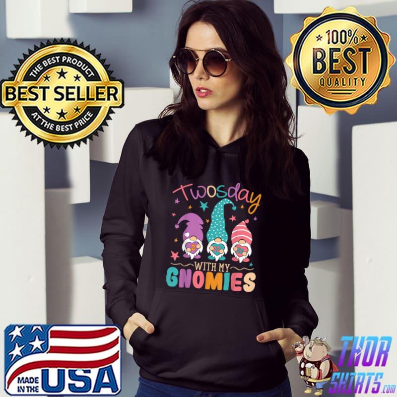 Happy Twosday With My Gnomie 2nd Grade Teacher 2-22-22 Gnome T-Shirt