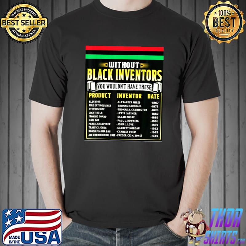 History Of Black Inventors Black History Month T- Unisex