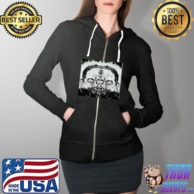 Hooded Printed Urban Sweater Dizzy Jazz Collection T- Full Zip Hooded